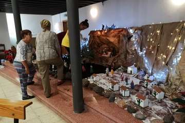 Nacimiento parroquial en La Garita (Foto TA)