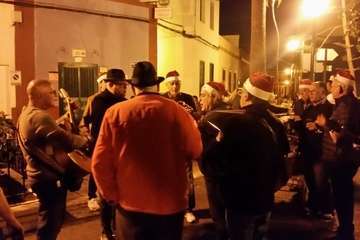 Pasacalles parrandero en San Antonio (Foto TA)