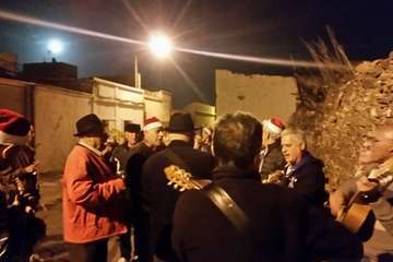 Pasacalles parrandero en San Antonio (Foto TA)