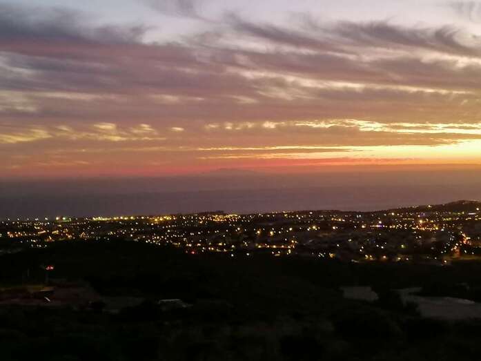 Bella imagen captada esta mañana por el reportero gráfico Antonio Alí