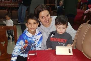Fiesta navideña infantil en El Casino de Telde (Foto TA)