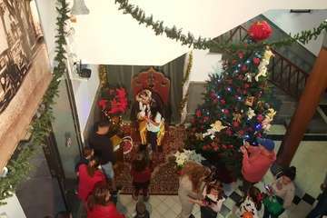 Fiesta navideña infantil en El Casino de Telde (Foto TA)