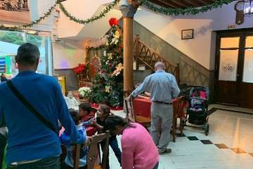 Fiesta navideña infantil en El Casino de Telde (Foto TA)