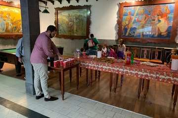 Fiesta navideña infantil en El Casino de Telde (Foto TA)