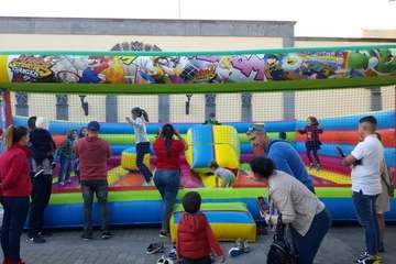 Fiesta navideña infantil en El Casino de Telde (Foto TA)