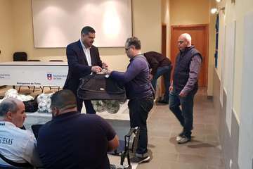 Telde entrega material deportivo a los clubes del 27Âº Torneo de Fútbol Base (Foto TA)