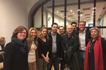 El PSOE de Telde con Pedro Sánchez (Foto TA)