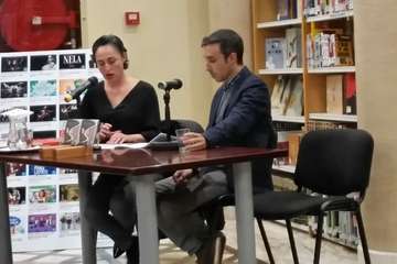 El pianista Ignacio Clemente hace disfrutar a Telde de los temas de Rosa María Ascot (Foto Jesús Ruiz Mesa)