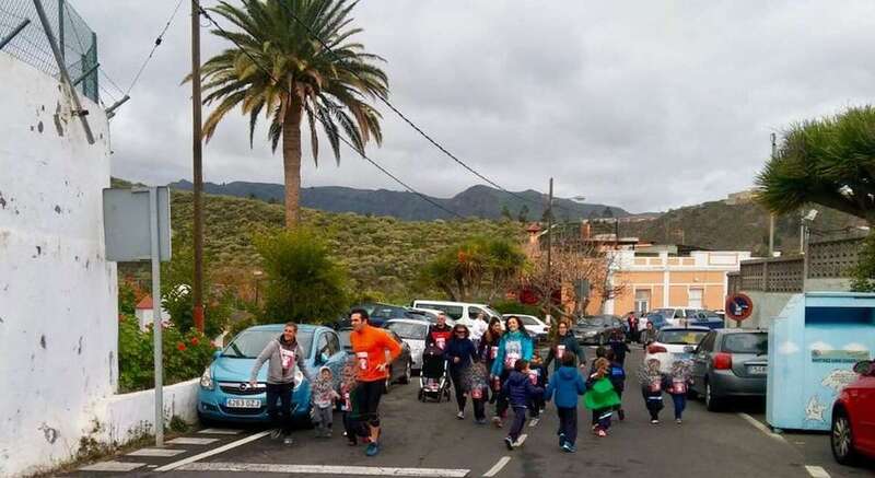 Momento de la carrera de este miércoles en Lomo Magullo (Foto TA)