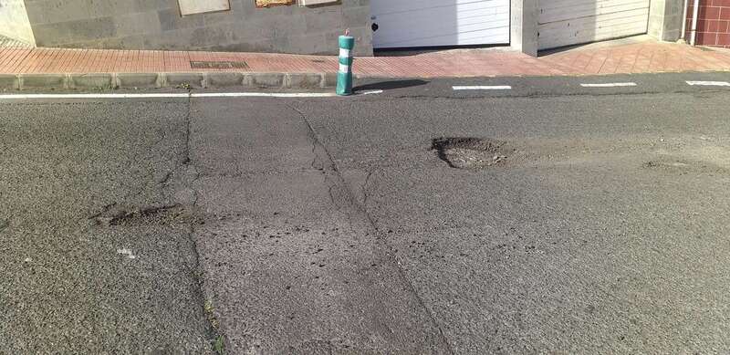 Imagen de algunos de los socavones (Foto TA)