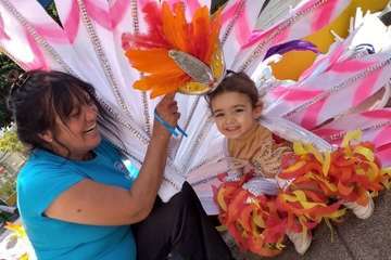 Los Diamantes divierte a los niños de Aldeas Infantiles (Foto TA)