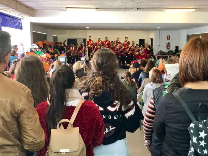 Actuación en el CEIP de Lomo Magullo (Foto TA)
