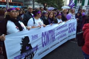 La RSP de Jinámar con la lucha de las mujeres por la equidad (Foto TA)