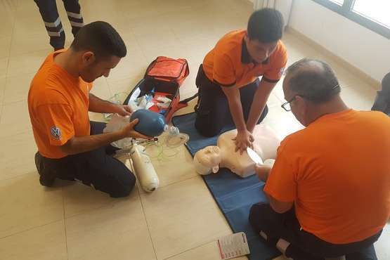 Curso para personal de Protección Civil de Telde (Foto TA)