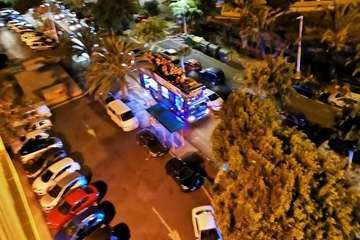 La carroza anunciadora del Carnaval ya recorre Telde (Foto TA)