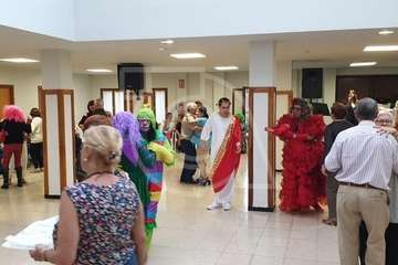 Baile de Carnaval en el Centro de Mayores de Telde (Foto TA)