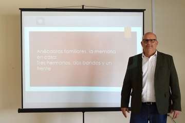 Agustín Arencibia abre las I Jornadas de Memoria Histórica del IES de La Herradura (Foto TA)