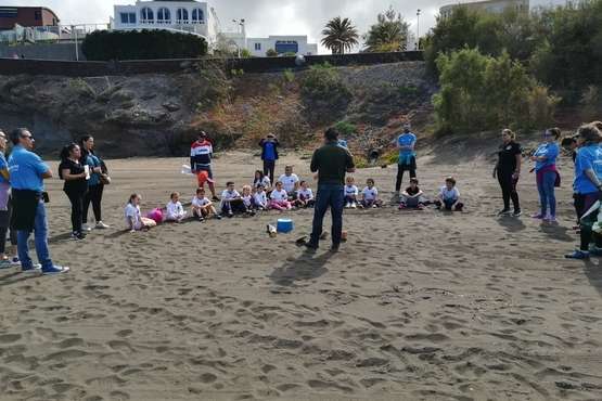 Concienciación infantil en Telde sobre el cuidado del medio ambiente (Foto TA)