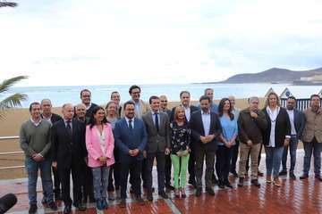 El PP de Telde arropa a Casado (Foto TA)