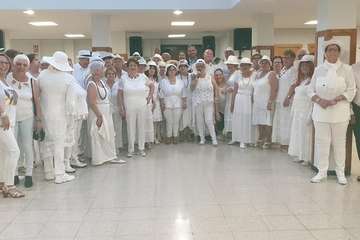 Baile de Indianos en el Centro de Mayores de Telde (Foto TA)