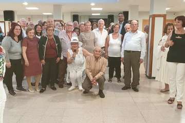 Baile de Indianos en el Centro de Mayores de Telde (Foto TA)