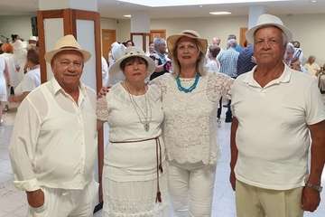 Baile de Indianos en el Centro de Mayores de Telde (Foto TA)