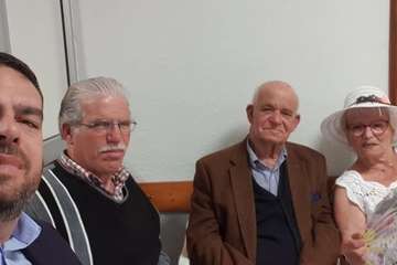 Baile de Indianos en el Centro de Mayores de Telde (Foto TA)