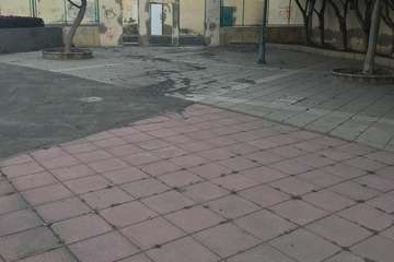 El parque infantil del Cascajo de Jinámar, abandonado y sucio (Foto TA)