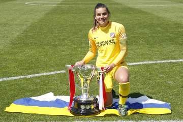 La teldense 'Misa' canta el alirón con el Atlético de Madrid (Foto TA)