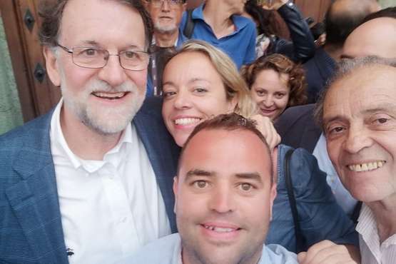 El PP de Telde con Pepa Luzardo y Rajoy (Foto TA)