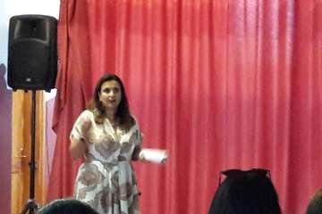 Charla sobre los testamentos en Lomo Magullo (Foto TA)