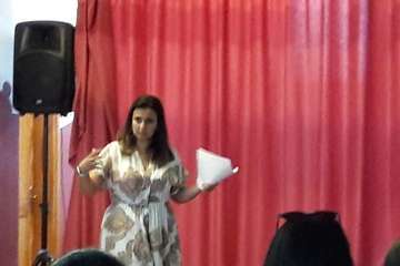 Charla sobre los testamentos en Lomo Magullo (Foto TA)