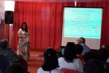 Charla sobre los testamentos en Lomo Magullo (Foto TA)