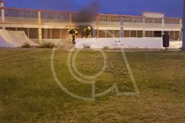 Enésimo incendio en las instalaciones de la guardería municipal de Las Remudas (Foto TA)