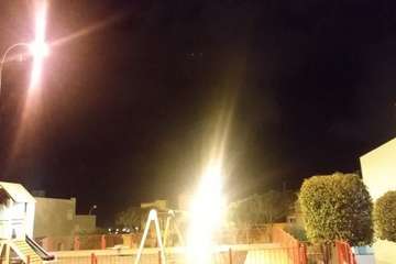 Calles de El Caracol, tres días sin alumbrado público (Foto TA)