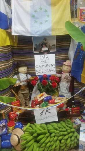 Rincón de la Churrería Melián dedicado al Día de Canarias (Foto TA)