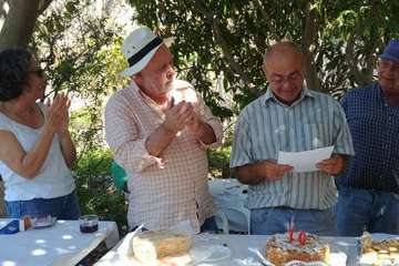 Los 70 años del presi de El Casino de Telde (Foto TA)