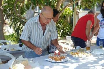 Los 70 años del presi de El Casino de Telde (Foto TA)