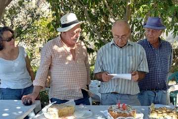 Los 70 años del presi de El Casino de Telde (Foto TA)