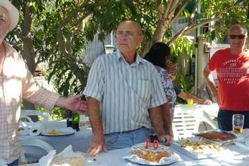Los 70 años del presi de El Casino de Telde (Foto TA)