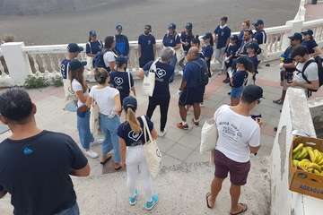 La playa de San Borondón, más limpia (Foto TA)
