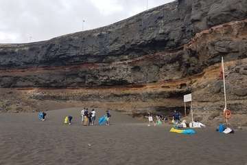 La playa de San Borondón, más limpia (Foto TA)