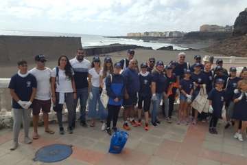 La playa de San Borondón, más limpia (Foto TA)