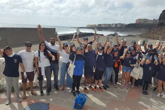 La playa de San Borondón, más limpia (Foto TA)