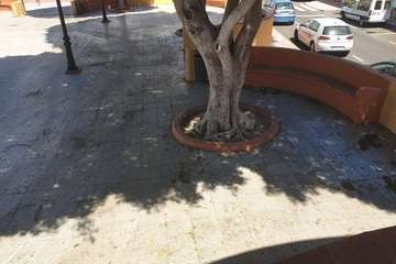 Marpequeña reclama mas atenciones para la plaza pública (Foto TA)