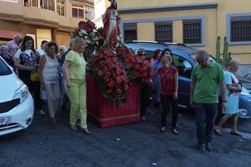 El Sagrado Corazón de Jesús, de procesión por La Garita (Foto TA)