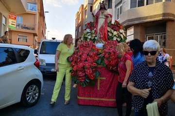 El Sagrado Corazón de Jesús, de procesión por La Garita (Foto TA)