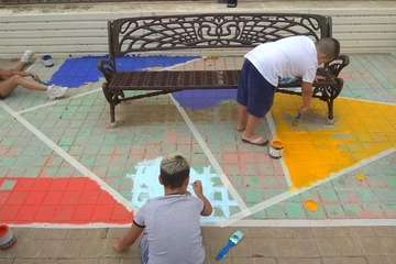 Toque multicolor a Las Remudas (Foto TA)