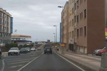 La carretera de Melenara se hace republicana (Foto TA)