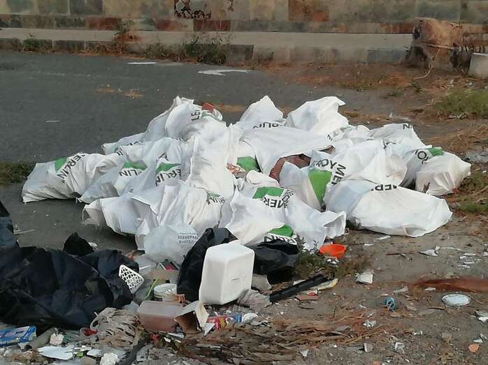 Imagen del vertido en cuestión (Foto TA)